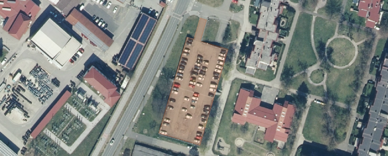 Lokacija garažne hiše Ulica pohorskega odreda